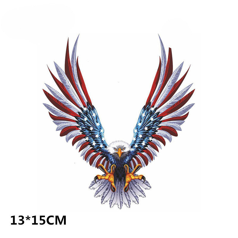 Patriotic American Eagle Reflective Car Sticker