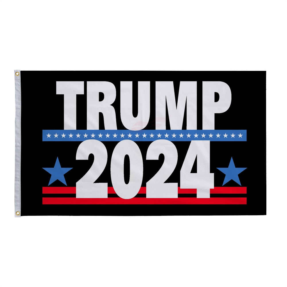 Trump 2024 Campaign Flag - "No More Bullsh*t"