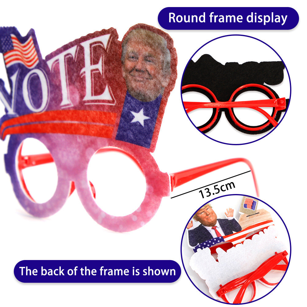 Patriotic Fun: Trump 2024 Election Novelty Glasses 🕶️🇺🇸