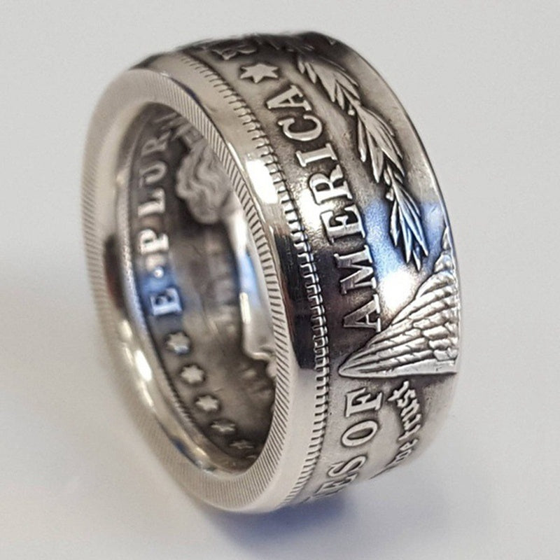 Handcrafted Coin Ring - "United States of America" Design