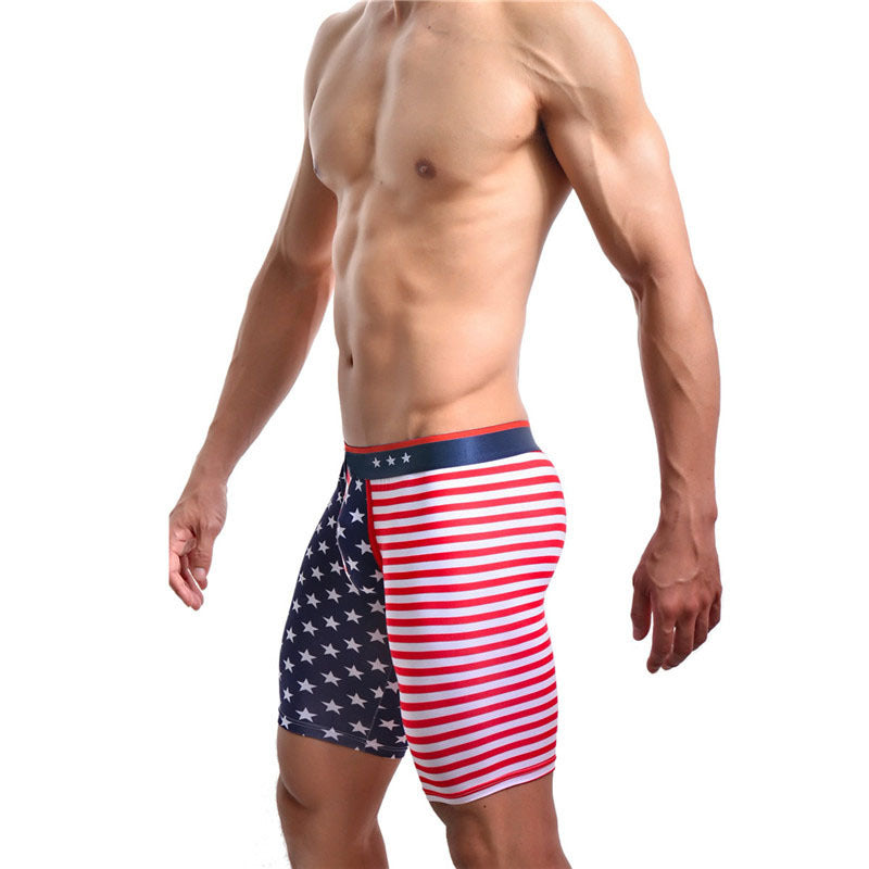 Men’s Patriotic Stars & Stripes Boxer Briefs