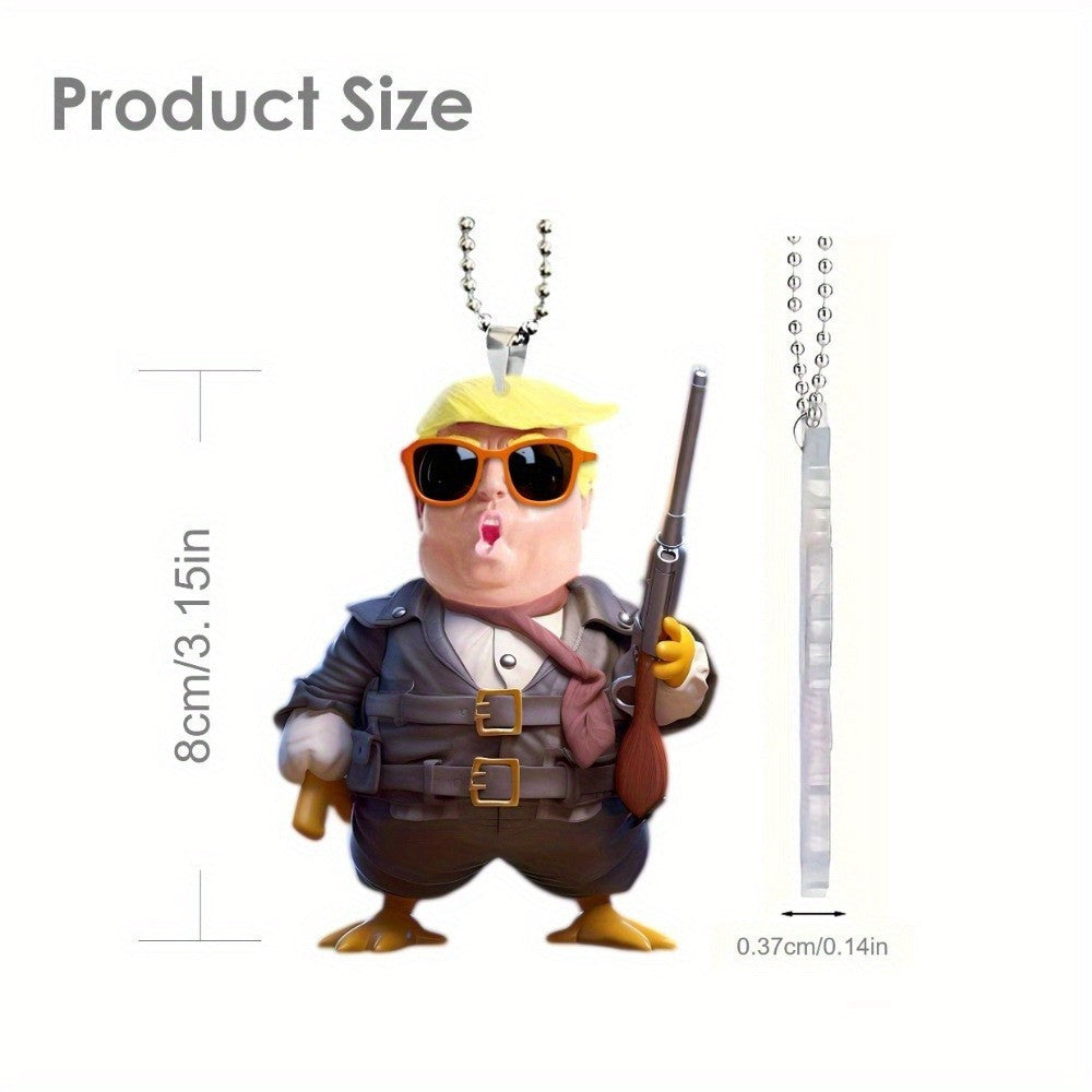 Quirky and Patriotic: "Trump Hunter" Collectible Ornament