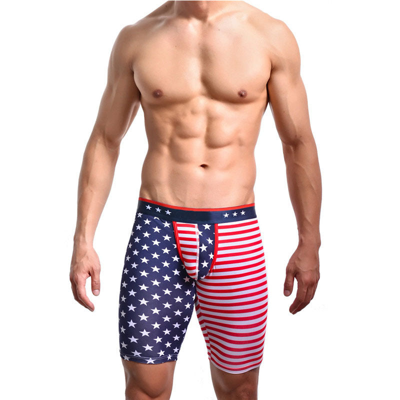 Men’s Patriotic Stars & Stripes Boxer Briefs