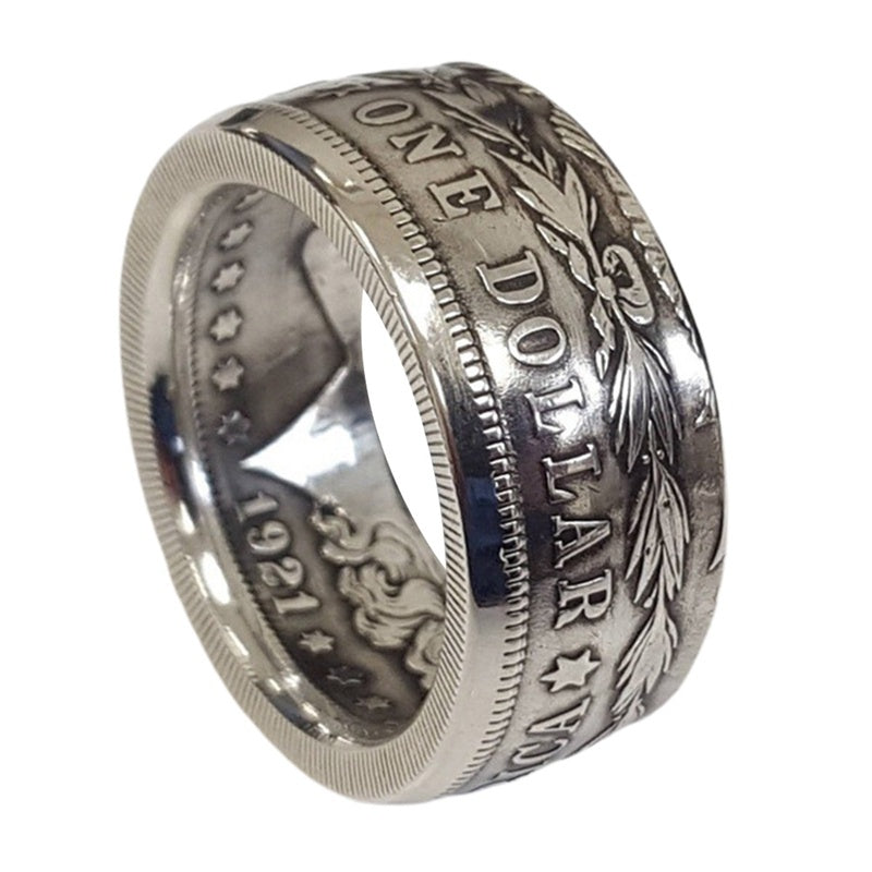 Handcrafted Coin Ring - "United States of America" Design