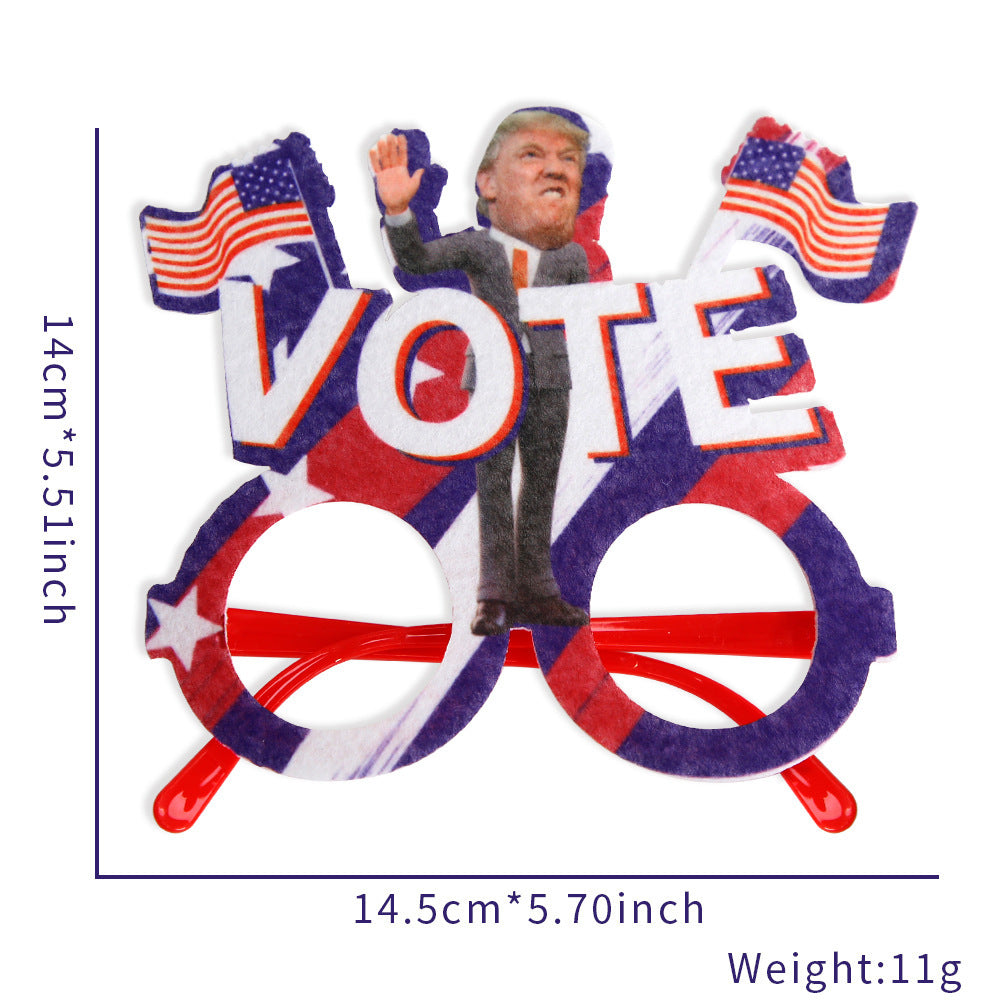 Patriotic Fun: Trump 2024 Election Novelty Glasses 🕶️🇺🇸