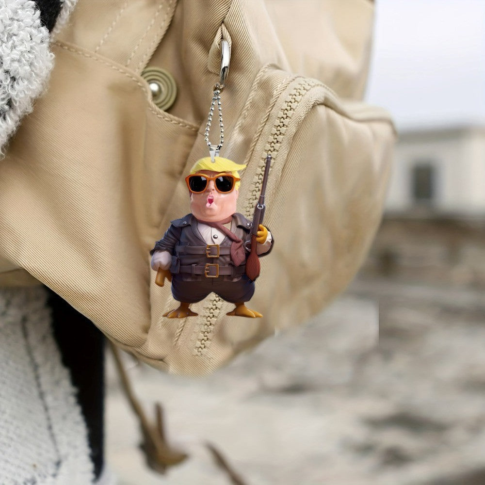 Quirky and Patriotic: "Trump Hunter" Collectible Ornament